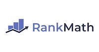 Logo Rank Math, extension d'aide au référencement